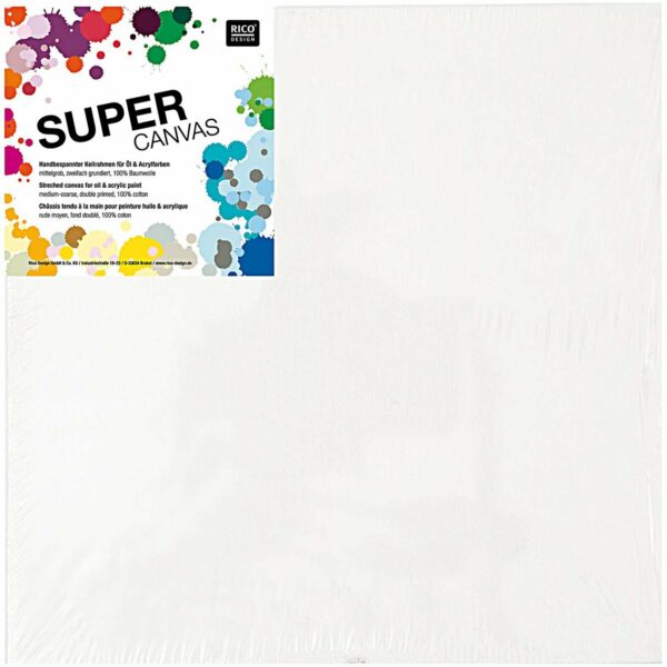 Rico Design Super Canvas Keilrahmen 40 x 40 cm