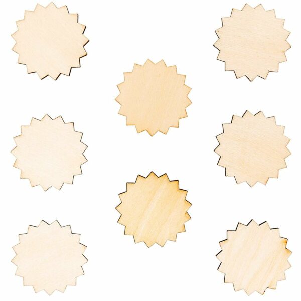 Rico Design Holzdeko-Set Rosette 8teilig