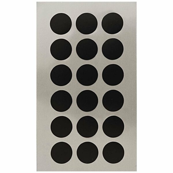 Rico Design Office Sticker Punkte 15mm 4 Bogen schwarz