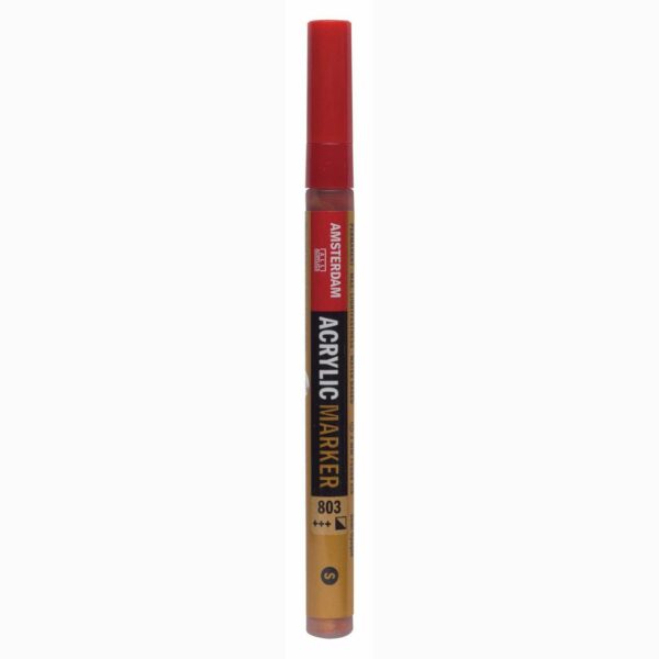 AMSTERDAM Acrylic Marker 1-2mm goldfarbe