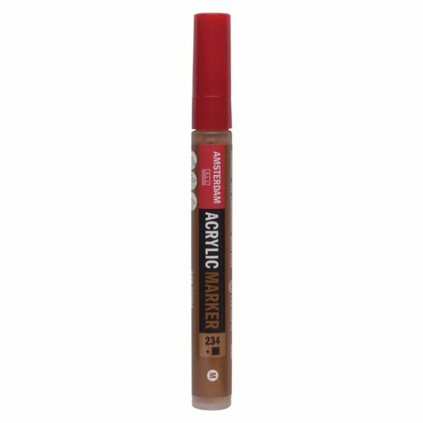 AMSTERDAM Acrylic Marker 3-4mm Siena natur