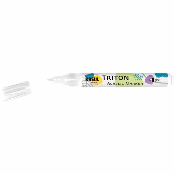 KREUL Triton Acrylic Marker fine 1-2mm weiß