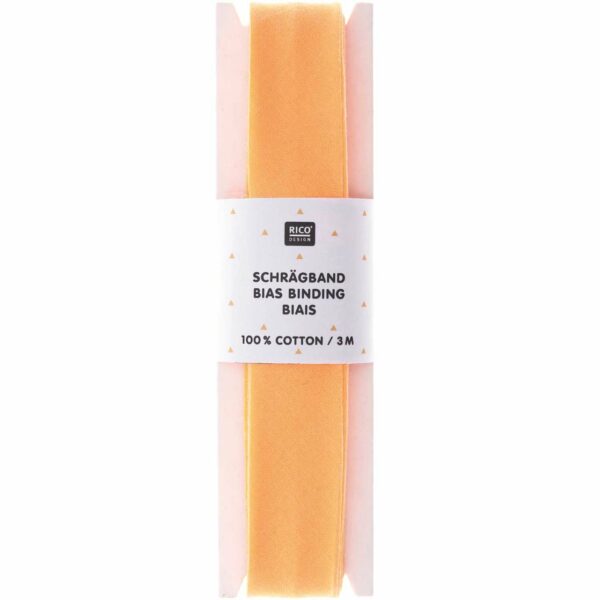 Rico Design Schrägband 2cmx3m neonorange