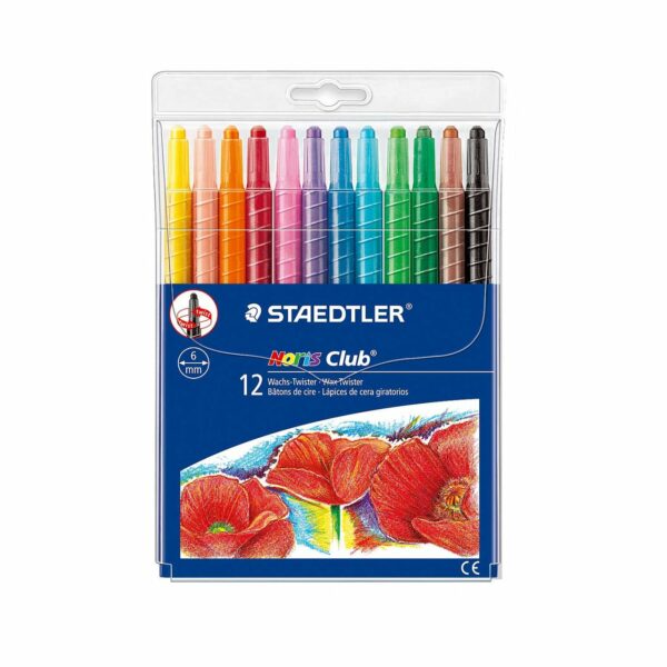 Staedtler Wachs-Twister Wachsmalstifte 12teilig