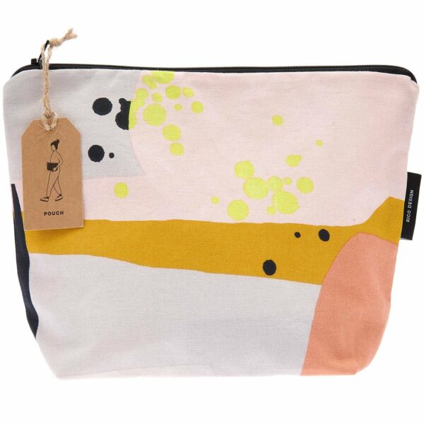 Rico Design Kosmetiktasche Okina Hana grafischer Print 28x21x9cm