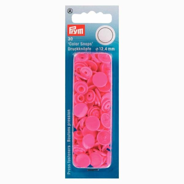 Prym Color Snaps Druckknöpfe pink 12