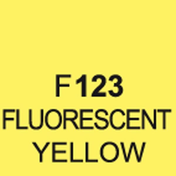 TOUCH Twin Brush Marker Fluorescent Yellow F123