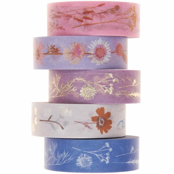 Paper Poetry Tape Set Trockenblumen 5teilig