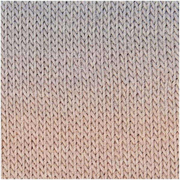 Wolle Rödel Strumpfwolle Color 50g 190m beige/hellgrau