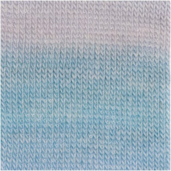 Wolle Rödel Strumpfwolle Color 50g 190m hellblau-mix