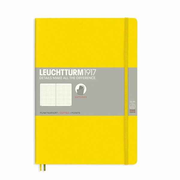 LEUCHTTURM1917 Notizbuch Composition dotted Softcover B5 zitrone