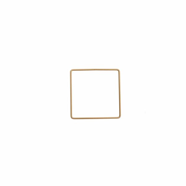 Rico Design Metallring Quadrat gold 10cm