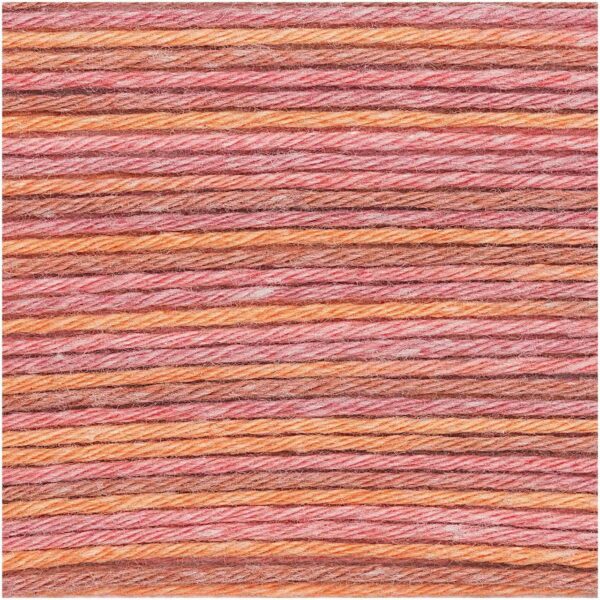 Rico Design Baby Cotton Soft Print dk 50g 125m orange-rosa