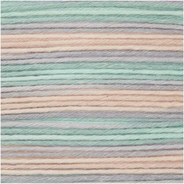 Rico Design Baby Cotton Soft Print dk 50g 125m mauve-aqua