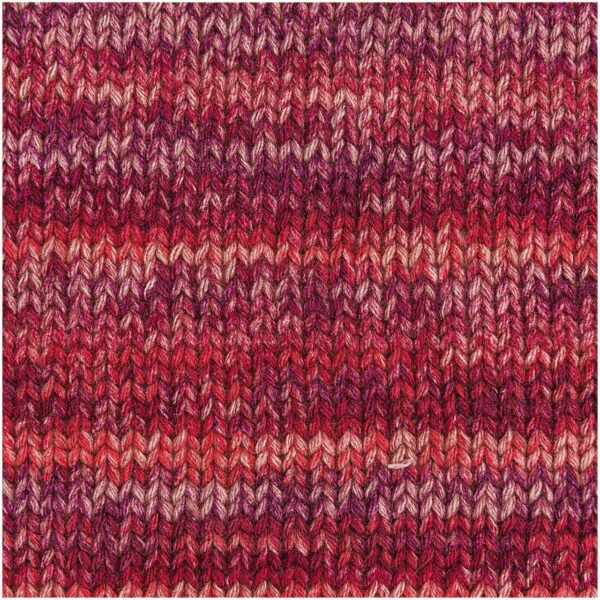 Rico Design Essentials Alpaca Blend Print Chunky 50g 90m lila-rot