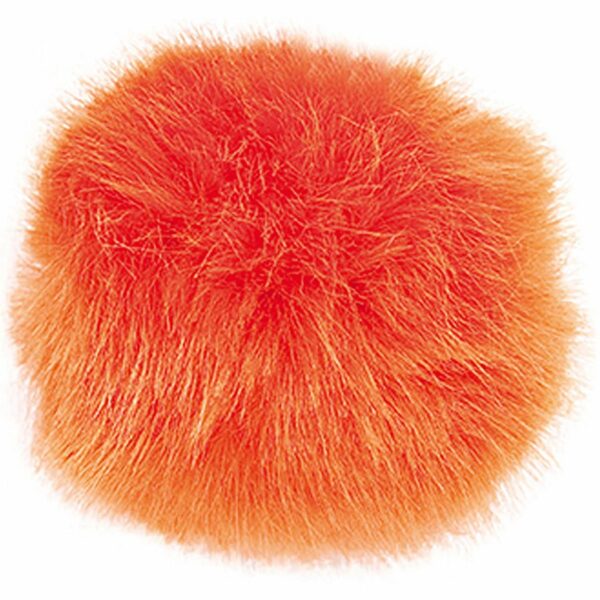 Rico Design Kunstfellbommel 13cm orange