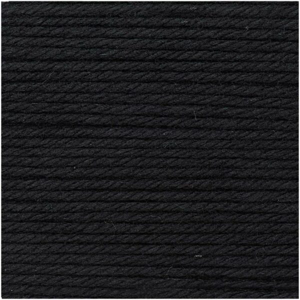 Rico Design Essentials Mega Wool chunky 100g 125m schwarz