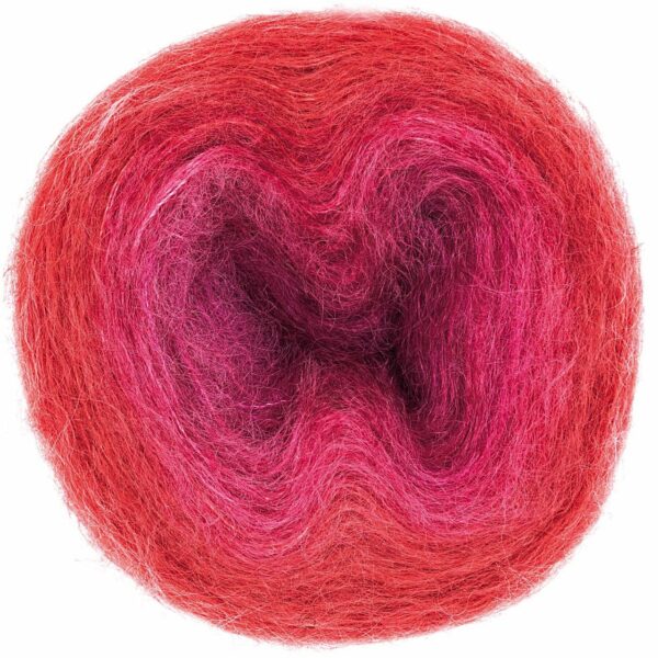 Rico Design Essentials Super Kid Mohair Loves Silk Colourlove 100g 265m rot