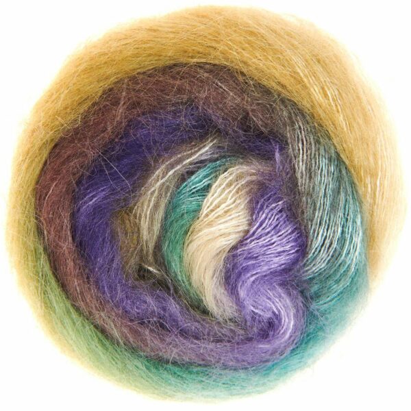 Rico Design Essentials Super Kid Mohair Loves Silk Print 50g 375m winter