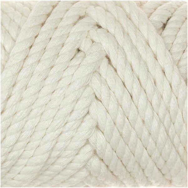 Rico Design Creative Cotton Cord Makramee-Garn 130g 25m creme