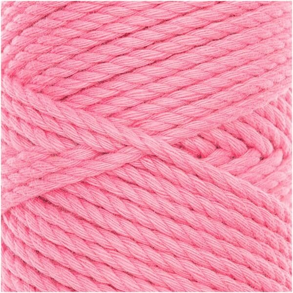 Rico Design Creative Cotton Cord skinny Makramee-Garn 190g 55m pink