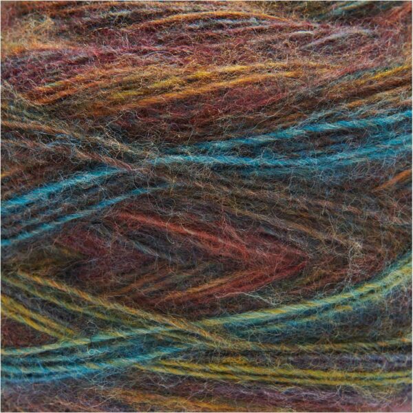 Rico Design Creative Melange Garzato aran Wonderball 200g 700m senf-petrol