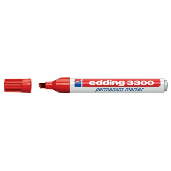 edding 3300 Permanentmarker rot 1