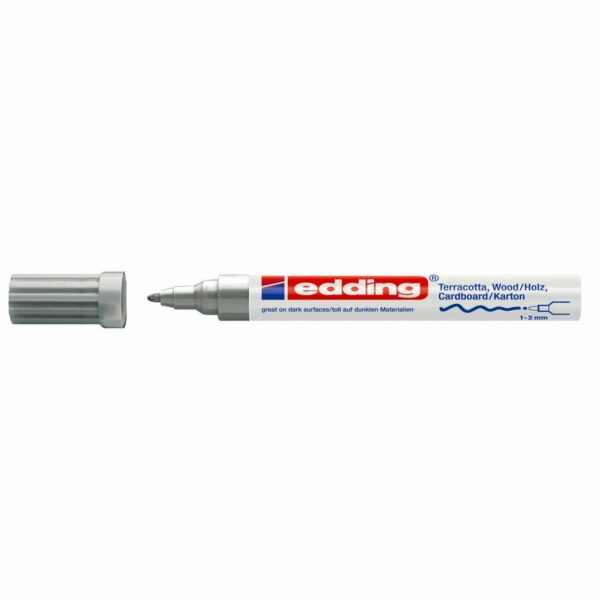 edding 4040 Dekomarker 1-2mm silber