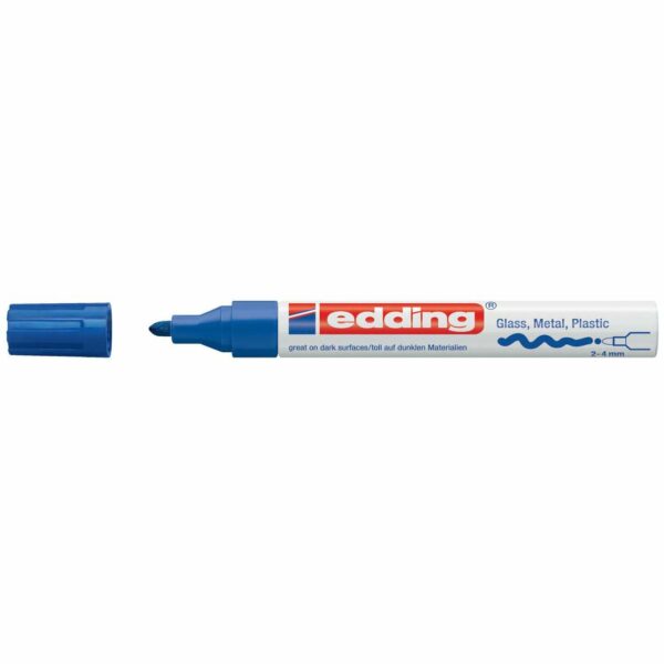 edding 750 Glanzlack-Marker 2-4mm blau