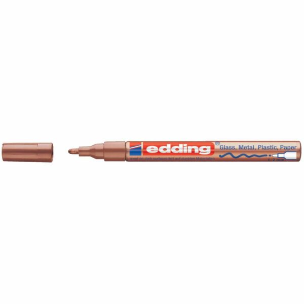 edding 751 Glanzlack-Marker 1-2mm kupfer