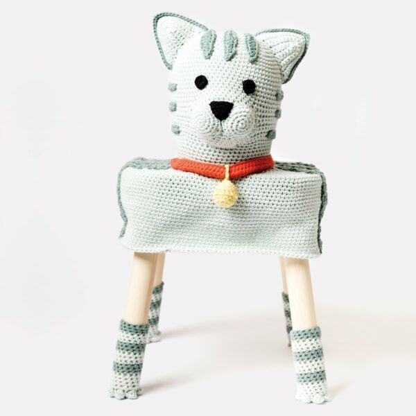 Rico Design Häkelset Stool Cover Katze Greta