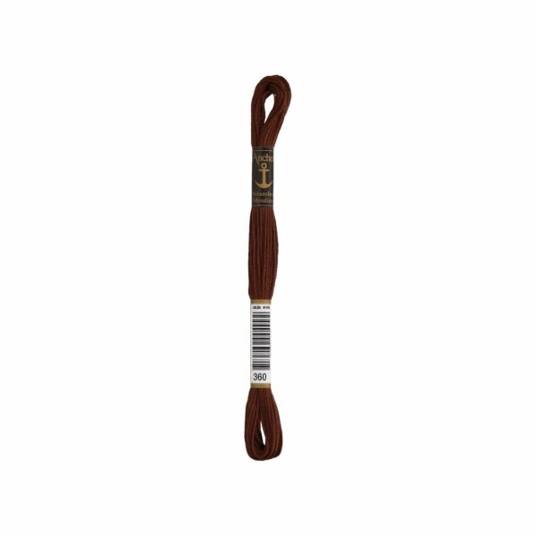 MEZ Anchor Coats Sticktwist 8m 00360 kaffeebraun