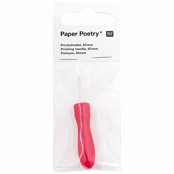 Paper Poetry Prickelnadel rot 6