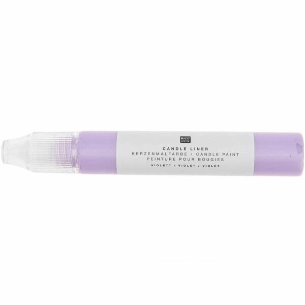 Rico Design Candle Liner Kerzenmalfarbe 30ml violett