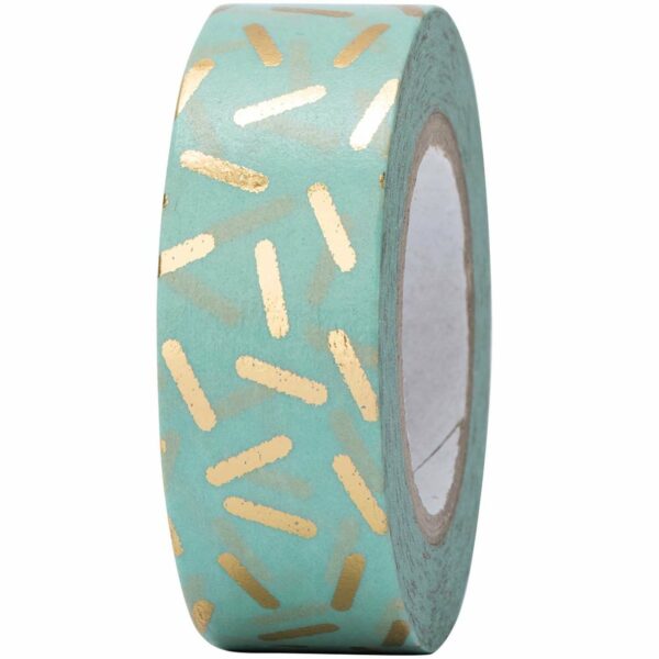 Paper Poetry Tape Stracciatella gold 15mm 10m Hot Foil