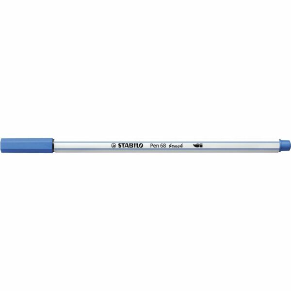 STABILO Pen 68 brush dunkelblau