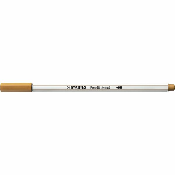 STABILO Pen 68 brush ocker dunkel