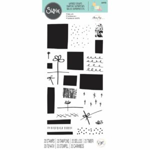 Sizzix Layered Clear Stamps Giftwrap by Olivia Rose