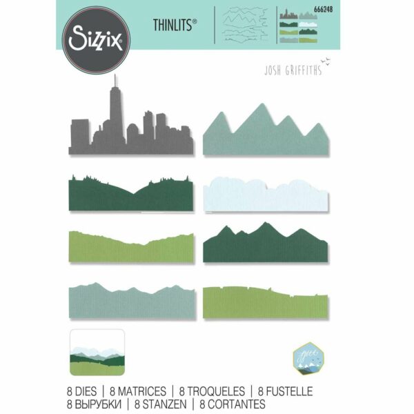 Sizzix Thinlits Die Set Skyline Silhouettes by Josh