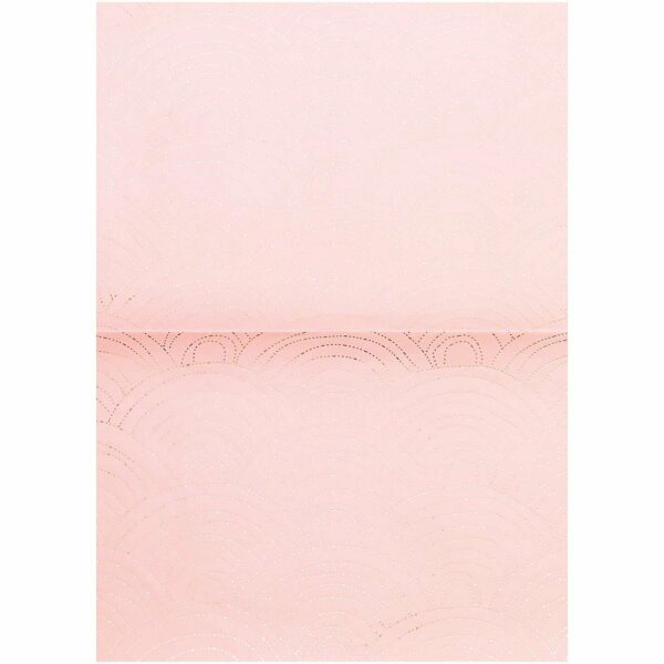 Rico Design Paper Patch Papier Jardin Japonais Wellen rosa 30x42cm