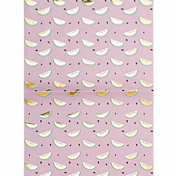 Rico Design SB Paper Patch Papier Melone gold 30x42cm 3 Bogen Hot Foil