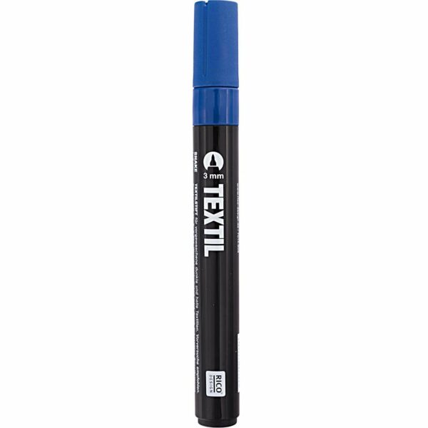 Rico Design Textilmarker 3mm dunkle Stoffe blau