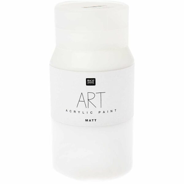 Rico Design ART Künstler Acrylfarbe matt 500ml titanweiß