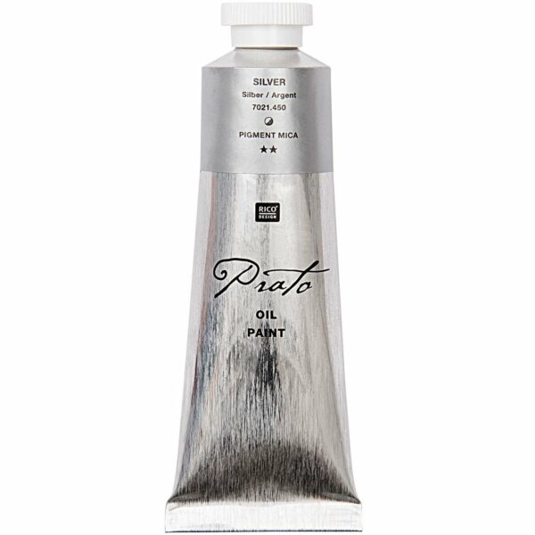 Rico Design Prato Ölfarbe 60ml silber