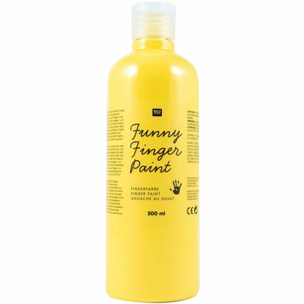 Rico Design Fingerfarbe 500ml gelb