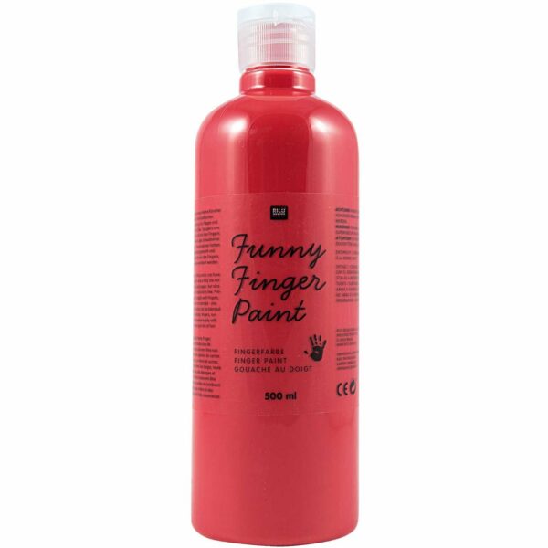 Rico Design Fingerfarbe 500ml rot