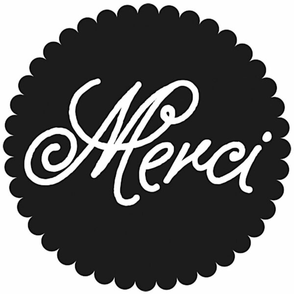 Rico Design Stempel rund Merci 3