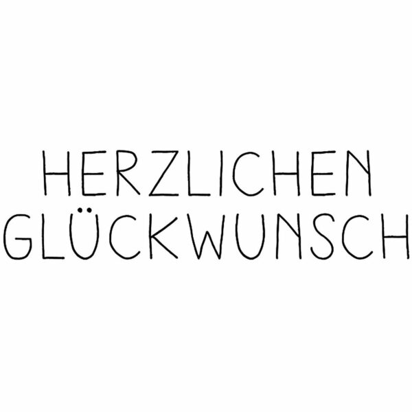 Rico Design Stempel Herzlichen Glückwunsch 7