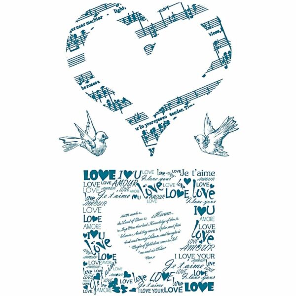 Paper Poetry Silikonstempel Liebe 5 Motive