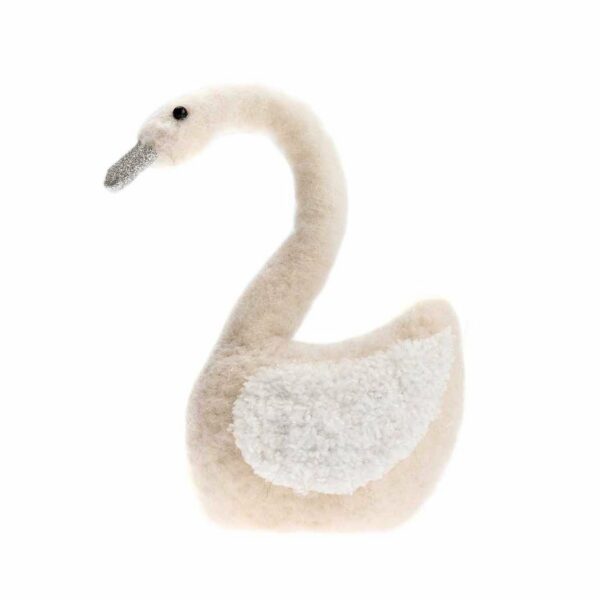 Ohhh! Lovely! Schwan handgefilzt weiß 14cm